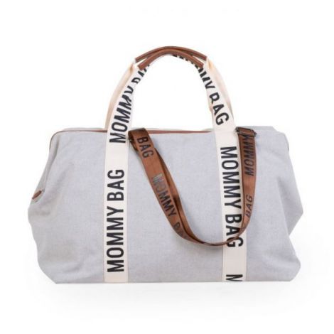 Geanta de infasat Childhome Mommy Bag Signature alb - imagine 10